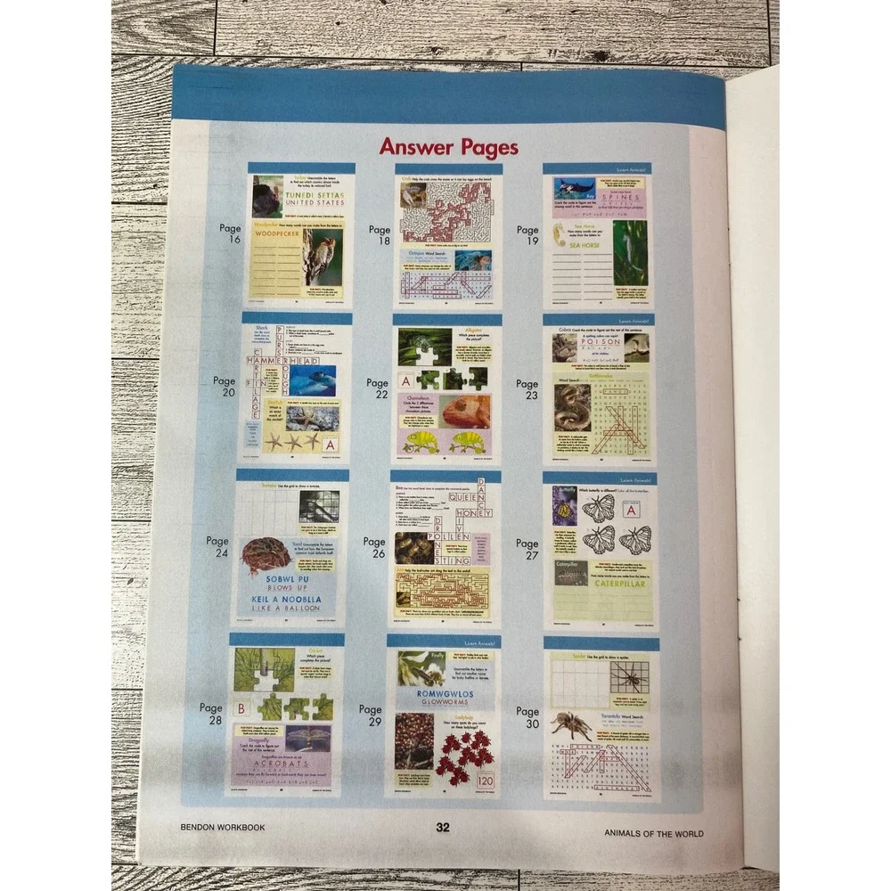 Animals of the World Our World Workbook 2020 Grades 2-3‎ Mammal Fish Insect Bird